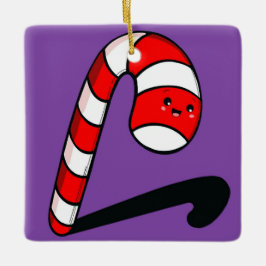 🎄 Weihnachtsbaumschmuck Zuckerrohr Keramikornament