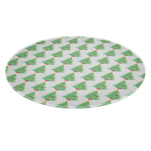 Weihnachtsbaumschneider Schneidebrett (Ecke)