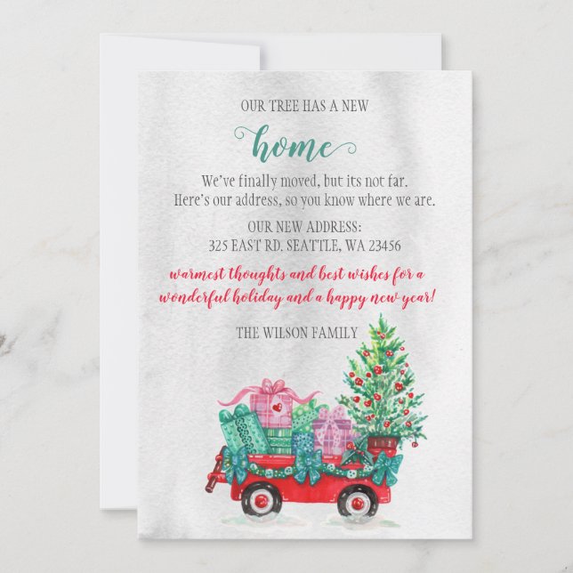 Weihnachtsbaumskart - Wir haben Weihnachtskarten v (Vorderseite)