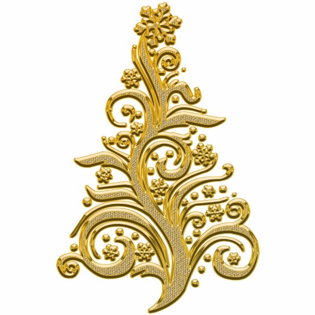 Weihnachtsbaumskulptur Freistehende Fotoskulptur (Vorne)