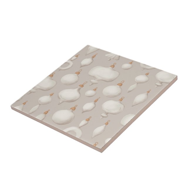Weihnachtsbaumspielzeug mit Ornament Fliese (Seite)