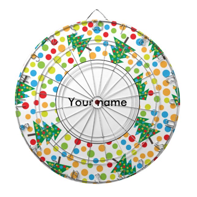 Weihnachtsbaumstruktur Dartscheibe (vorne)