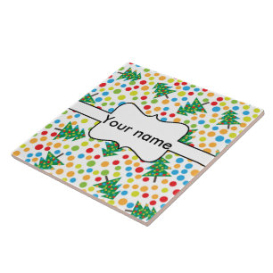 Weihnachtsbaumstruktur Fliese