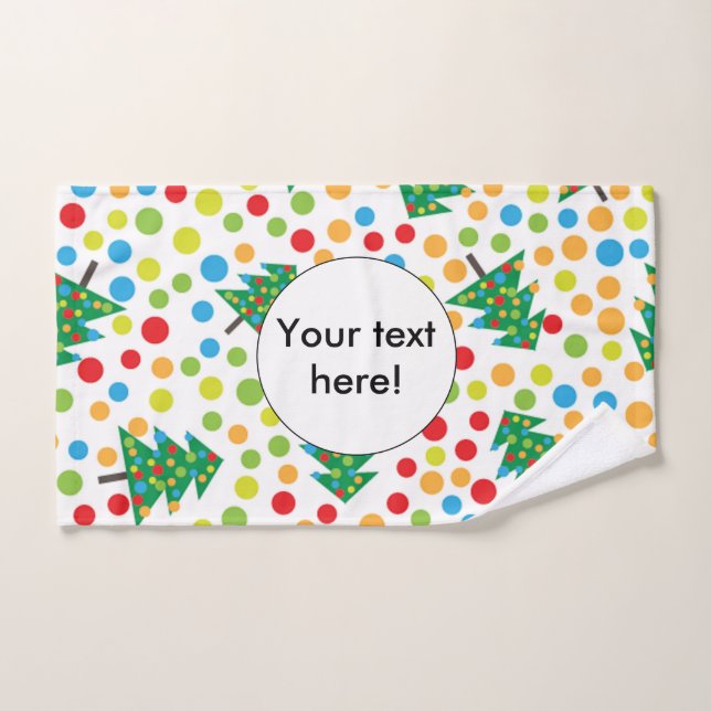 Weihnachtsbaumstruktur Handtuch (Handtuch)