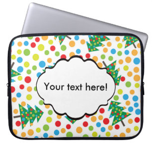 Weihnachtsbaumstruktur Laptopschutzhülle