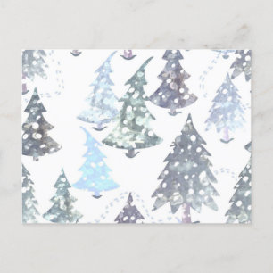 Weihnachtsbaumstruktur Postkarte