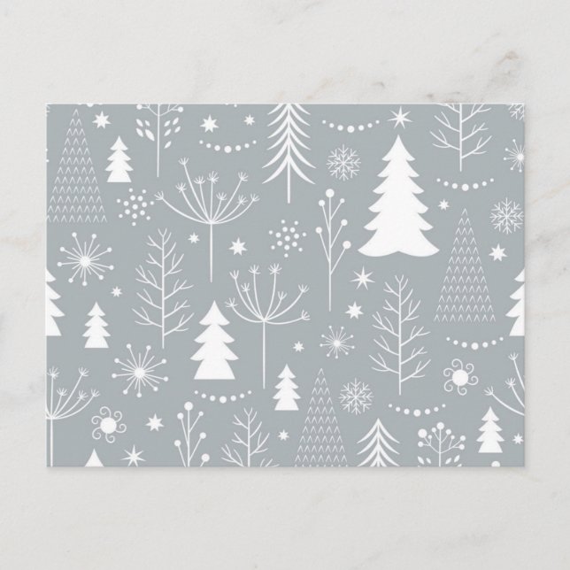 Weihnachtsbaumstruktur Postkarte (Vorderseite)
