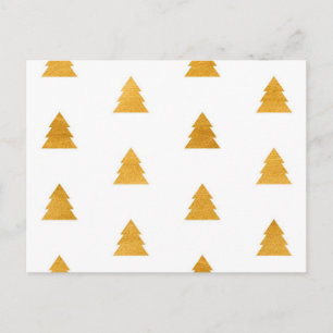 Weihnachtsbaumstruktur Postkarte