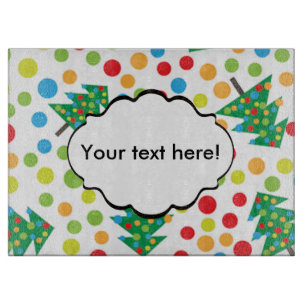 Weihnachtsbaumstruktur Schneidebrett