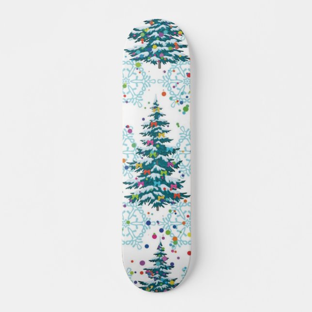 Weihnachtsbaumstruktur Skateboard (Vorne)