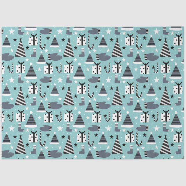 Weihnachtsbaumtafel Seidenpapier (Vorderseite)