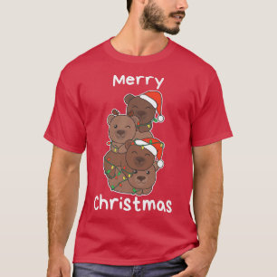 Weihnachtsbaumtiere Niedlicher Bär T-Shirt