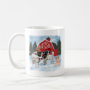 Weihnachtsbaumtiere & Stall Kaffeetasse