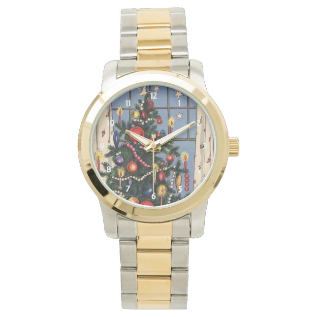 WeihnachtsbaumWatch Armbanduhr (Vorderseite)