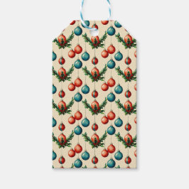 Weihnachtsbaumwrapping Paper Geschenkanhänger
