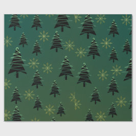 Weihnachtsbaumwrapping Paper Geschenkpapier