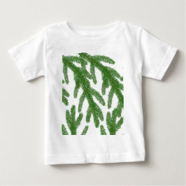 Weihnachtsbaumzweige Baby T-shirt