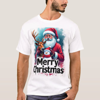 Weihnachtsbauweise für T - Shirt