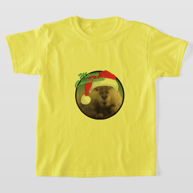 Weihnachtsbäver - Kids-T - Shirt (Ablage )