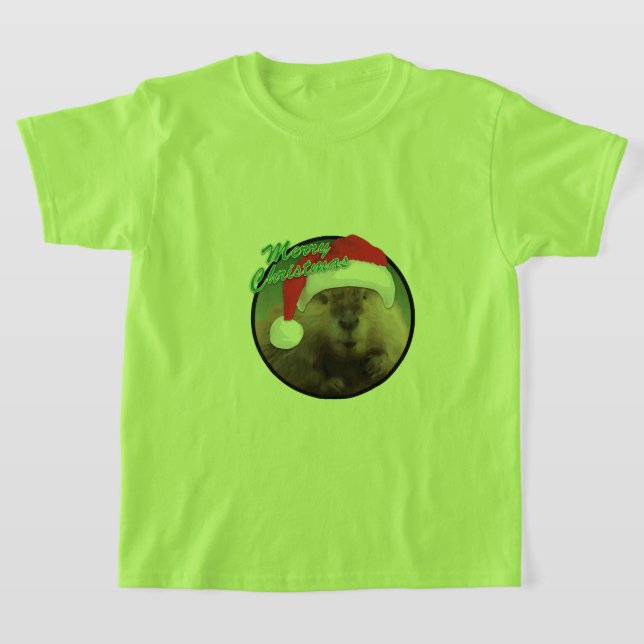 Weihnachtsbäver - Kids-T - Shirt (Ablage )
