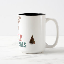 Weihnachtsbecher-Geschenk anpassen Zweifarbige Tasse
