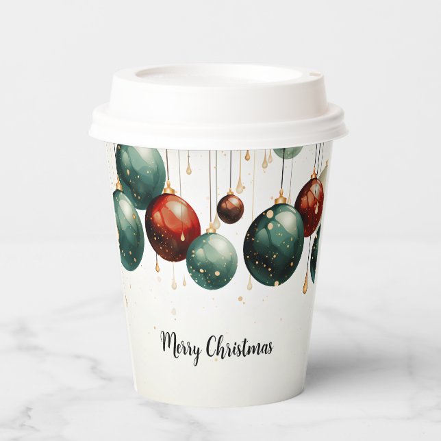 Weihnachtsbecher Pappbecher (Vorderseite)