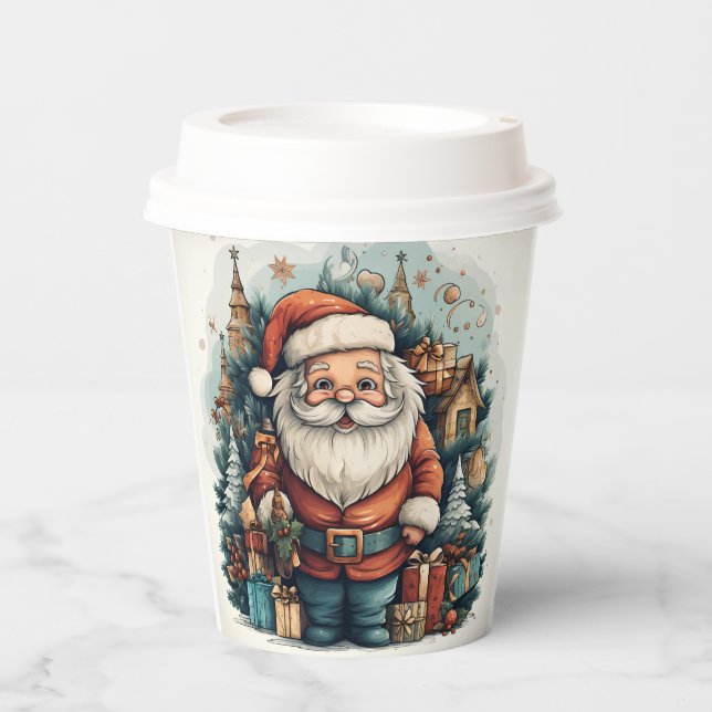 Weihnachtsbecher Pappbecher (Vorderseite)