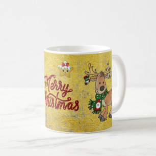 Weihnachtsbecher Ren Kaffeetasse