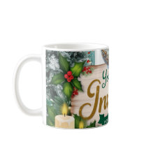 Weihnachtsbecher "You're Einladung"