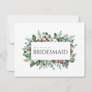 Weihnachtsbegleitkarte Save The Date