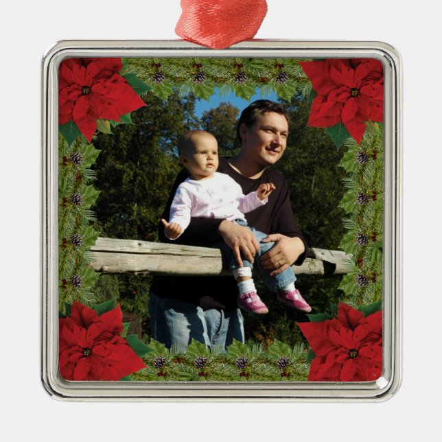 Weihnachtsbeifall-Verzierung Ornament Aus Metall (Vorne)