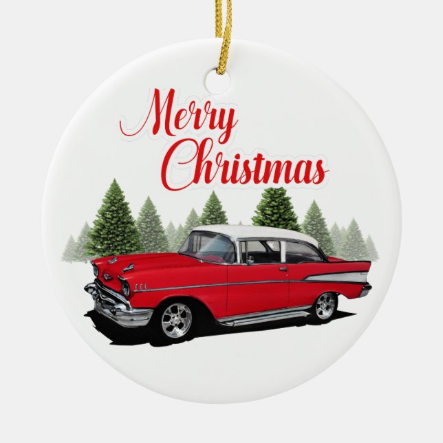 WeihnachtsBel Air Keramik Ornament (Vorne)