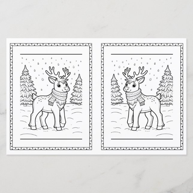 Weihnachtsbelag für Kinder (Vorderseite)