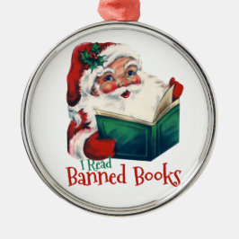 Weihnachtsbeläge verbotene Bücher Ornament Aus Metall