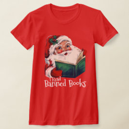 Weihnachtsbeläge verbotene Bücher T-Shirt