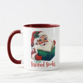 Weihnachtsbeläge verbotene Bücher Tasse