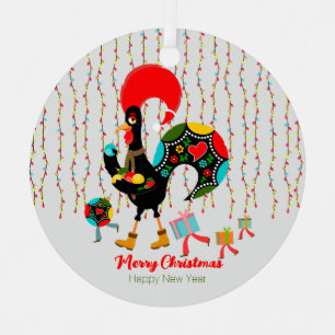 Weihnachtsbeleuchtung, Baubel, Geschenke und Raste Ornament Aus Metall