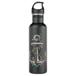 Weihnachtsbeleuchtung Bootfahren Segeln Kreuzfahrt Edelstahlflasche