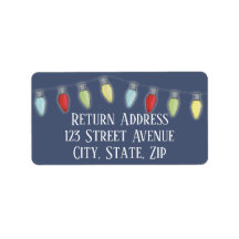 Weihnachtsbeleuchtung - Briefmarke