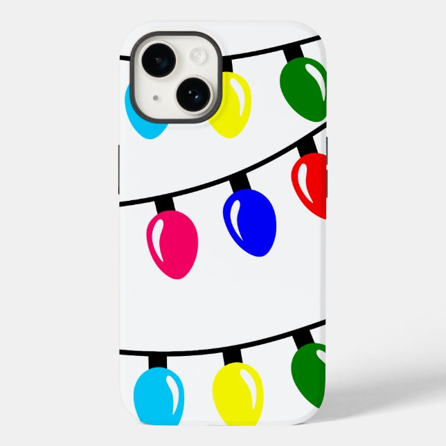 Weihnachtsbeleuchtung Case-Mate iPhone 14 Hülle (Rückseite)