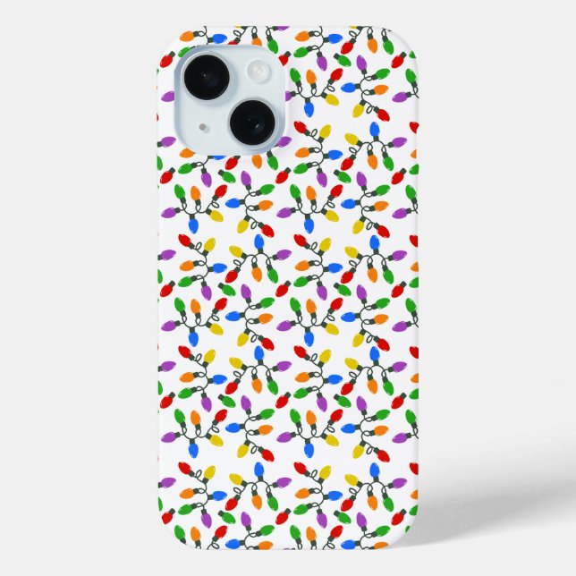 Weihnachtsbeleuchtung Case-Mate iPhone Hülle (Rückseite)