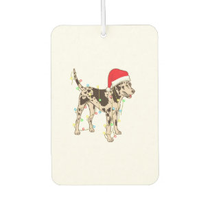 Weihnachtsbeleuchtung Catahoula Leopard Dog Lover Autolufterfrischer