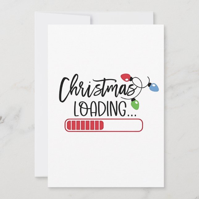 Weihnachtsbeleuchtung Einladung (Vorderseite)