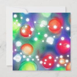 Weihnachtsbeleuchtung Feiertagskarte