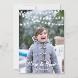 Weihnachtsbeleuchtung Foto Weihnachtskarte Feiertagskarte