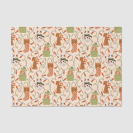 Weihnachtsbeleuchtung für Katzen Seidenpapier