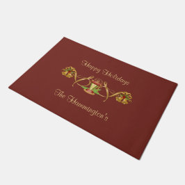 Weihnachtsbeleuchtung Fußmatte