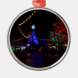 Weihnachtsbeleuchtung Galore Silbernes Ornament