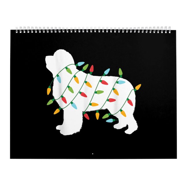 Weihnachtsbeleuchtung - Geschenke für Neufundland  Kalender (Titelbild)