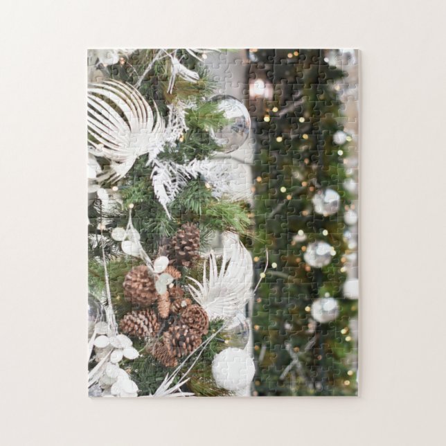 Weihnachtsbeleuchtung in London, England (Vertikal)